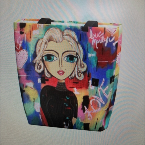Marilyn Monroe Canvas Tote Bag - Picture 4 of 10